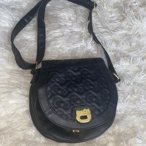 Black and Gold Hello Kitty Themed Purse !